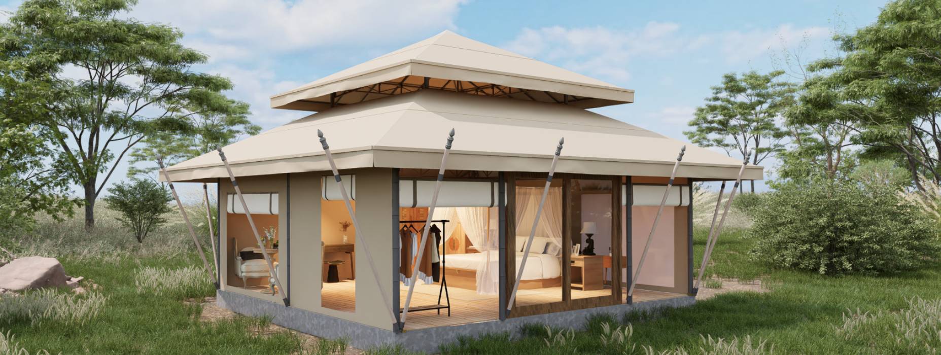 乌兰县户外野奢帐篷